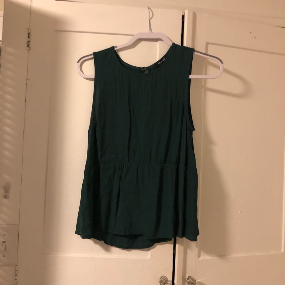 Madewell peplum tank